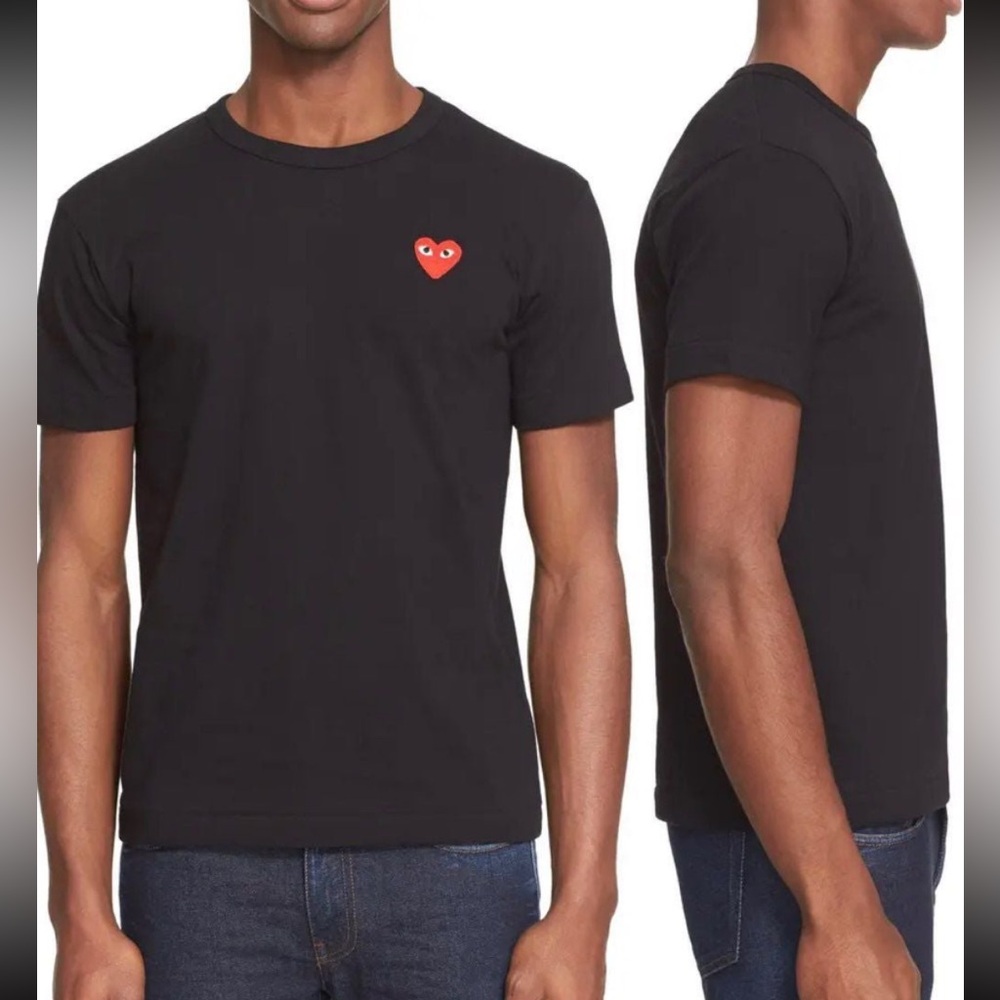 - Black Comme des Garcons Play T-Shirt nWT
L